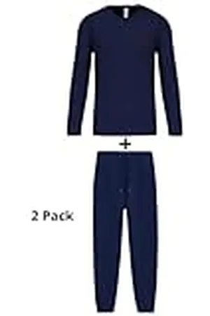 American College Pyjama Polaire pour Enfant Garçon Juego de Pijama, , 10 años (Pack de 2) para Niños