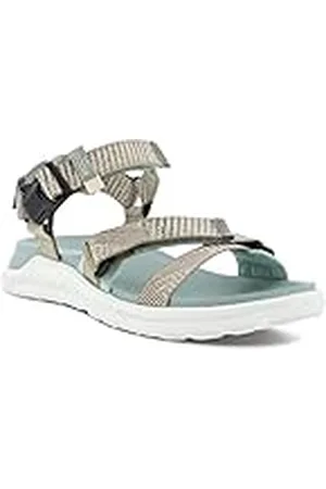 Ecco EXOWRAP, Sandals Mujer, Sage/Beige/Ice Flower, 36 EU
