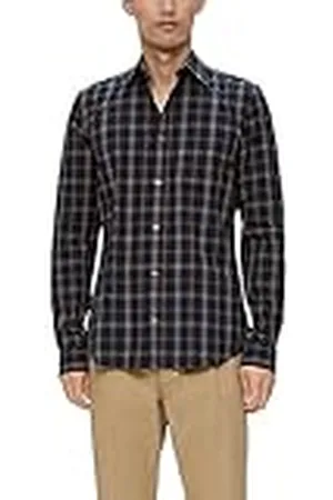 QS by s.Oliver Camisa de Manga Larga, , 3XL para Hombre