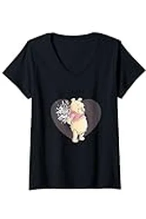 WINNIE THE POEH Mujer Great Mum Dia de la Madre Camiseta Cuello V
