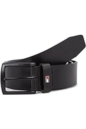Tommy Hilfiger Hombre Cinturón Denton Matte 3.5 Cinturón de Cuero, , 115