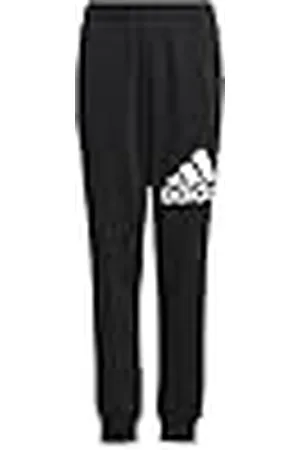 adidas Unisex niños Essentials Regular Fit Big Logo Cotton Pants, Black/White, 7-8 Years