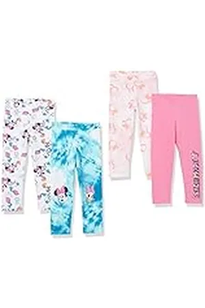 Amazon Disney | Marvel | Star Wars | Frozen | Princess Leggings Niña, Pack de 4, , 9 años