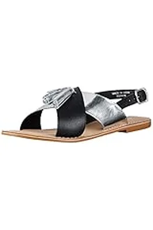 VERO MODA Sandalias de Piel Vmcatja, Abiertas Mujer, , 41 EU