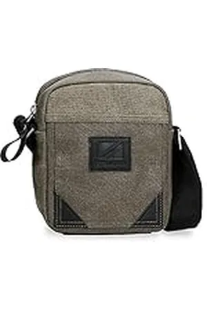 Pepe Jeans Barkston Bandolera Verde 15x19,5x6 cms Algodón, Poliéster y PU.