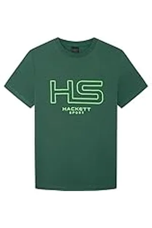 Hackett Mercerised Polo para hombre, verde (verde/gris), XL