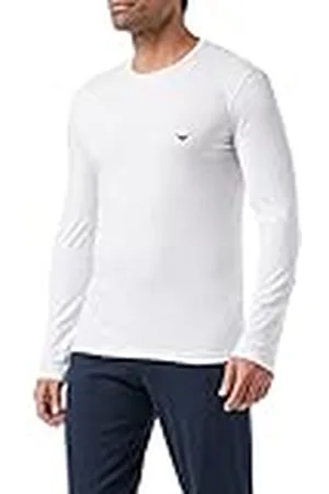 Emporio Armani Camiseta básica de algodón elástico, , L para Hombre
