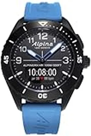 Alpina Reloj Análogico-Digital para Hombres de Cuarzo con Correa en Caucho AL-284LBBW5AQ6