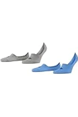 Burlington Everyday 2-Pack M IN algodón invisibles unicolor 2 pares, Calcetines pinkies Hombre, , 45-46