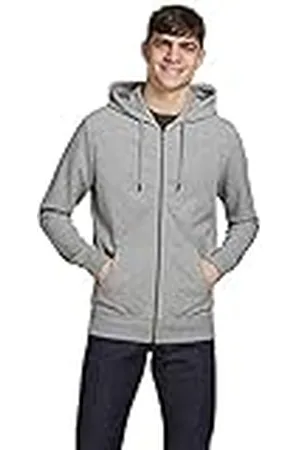 JACK & JONES Jjebasic Sweat Zip Hood Noos Sudadera con capucha de deporte, , M Hombre