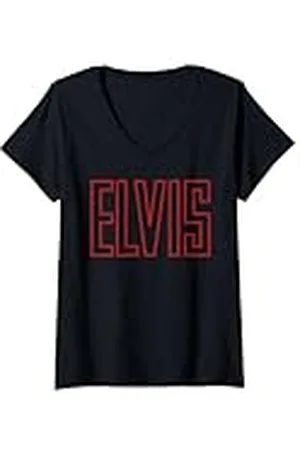 Elvis Presley Official 68 Comeback Sign Camiseta Cuello V