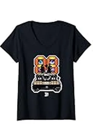 Back To The Future Mujer 88 Mph Marty And Doc Camiseta Cuello V