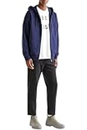 Benetton Chaqueta C/CAPP M/L 3j68u5001 Sudadera sin Capucha, , XL Hombres