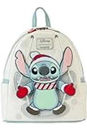Loungefly Disney Stitch Holiday Snow Angel - Mini mochila con purpurina, , Talla única, Mini mochila