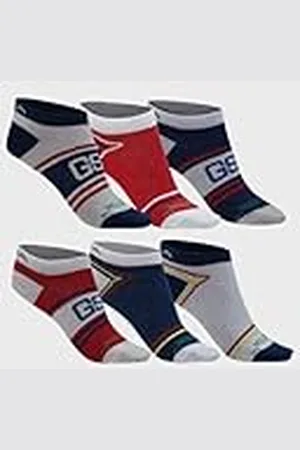 GSA Calcetines bajos de superalgodón/paquete de 6 calcetines unisex - Niños y adolescentes