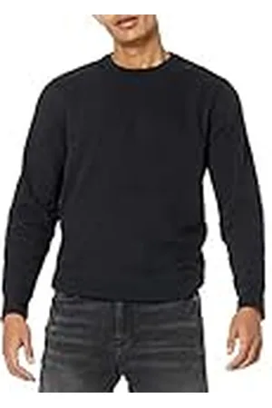 Amazon Sudadera Ligera de Felpa con Cuello Redondo y Manga Larga Hombre, , M