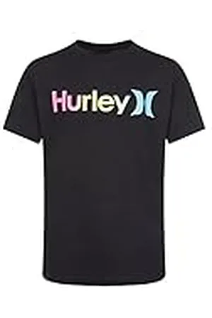 Hurley Hrlb One And Only Boys Tee, Camiseta Niños, Negro/multi, 12 Años