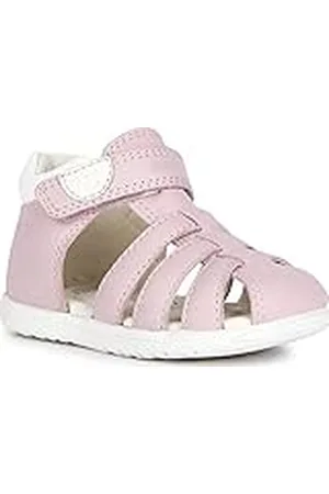 Geox B SANDAL MACCHIA GIR, Sandalia para Bebé-Niñas, ROSE, 23 EU