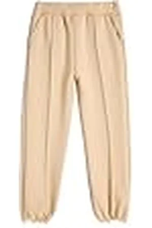 Koton Basic Jogger Sweatpants Ribbed Detail Elastic Waistband Pockets, Pantalones de chándal niñas,