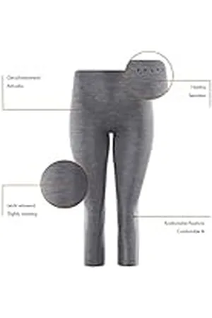 Falke Wool-Tech Light 3/4 W Ti Lana Hilo Funcional Secado rápido 1 Pieza, Capa de Base Inferior Mujer, , S