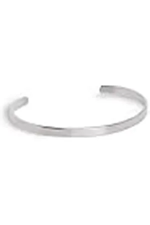 SINGULARU Brazalete Plate. Acero. Pulsera Rígida y Ajustable con Apertura de 3 cm. Joyas Para Mujer