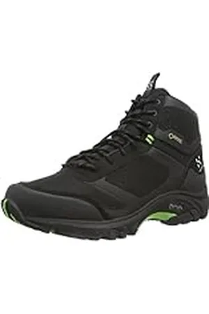 Haglöfs OBSERVE MID II GT - Zapatos de senderismo de material sintético hombre, - TRUE BLACK/MANTIS, 45 1/3