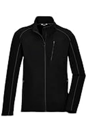 Killtec Hombre Chaqueta polar con cuello alto KOW 84 MN FLC JCKT, schwarz, XL, 41826-000