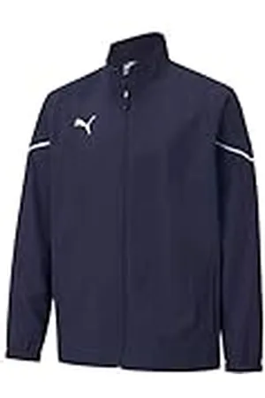 PUMA Teamrise Sideline Jacket Jr Chaqueta De Entrenamiento, Unisex niños, Peacoat White, 128