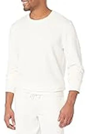Amazon Sudadera en felpa francesa ligera con cuello redondo y manga larga (disponible en talla grandes y largos especiales) Hombre, , XL