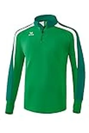 Erima Liga 2.0 Top de Deporte, Hombre, Verde (Smaragd/Evergreen) / Blanco, 3XL
