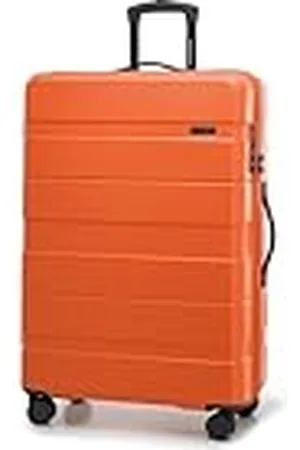 Wittchen Maleta Trolley Grande Maleta rígida ABS con 4 Ruedas Ruedas giratorias Cerradura de combinación Asa telescópica Comodo Line Gris