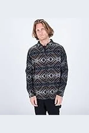 Hurley Portland Organic Flannel SS Camisa, Bronce, L para Hombre