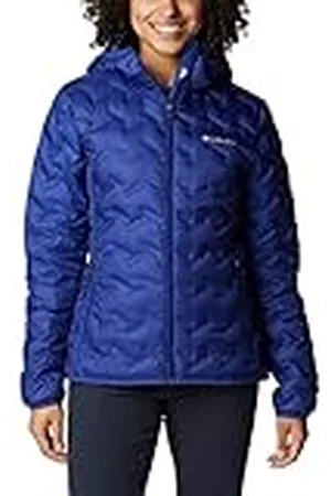 Columbia Delta Ridge Down Hooded Jacket, Chaqueta De Plumas Acolchada Con Capucha Mujer, , XS