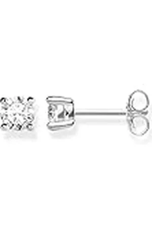 Thomas Sabo Pendientes de botón de Mujer, de Ley 925, Plateado