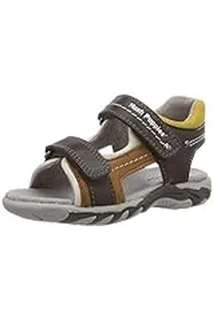 Hush Puppies Velo, Sandalias de Punta Descubierta Niños, Marrón (Marron Jaune 93), 32 EU