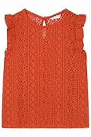 Springfield SPRINGFILED Camiseta Crochet Terracota, Camiseta Mujer, brown, M