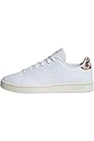 adidas Advantage Base Shoes, Zapatos Mujer, Cloud White/Cloud White/Magic Beige, 42 EU