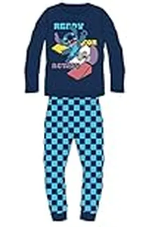 Disney Pijama 2 Piezas T Shirt + Pantalon Kid (2 à 8Años) Lilo & Stitch Dulce Linda Caliente - Pack de 2: Conjunto Pijama Estampado Niña Niño Modelo DIS lis 5204C302-S1-8AÑOS