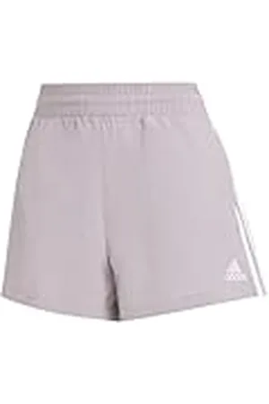 adidas Mujer Essentials 3-Stripes Woven Shorts, , XS
