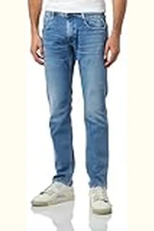 Replay Vaqueros de hombre Anbass slim fit con superelástico, blanco , 27W / 30L