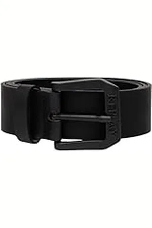 Replay Cinturón de piel para hombre, negro (Black 098), 105 cm