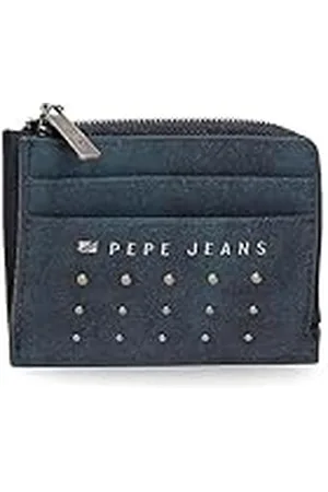Pepe Jeans Holly Tarjetero Azul 11,5x8x1,5 cms Piel sintética