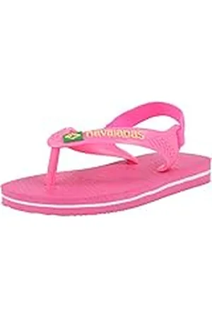 Havaianas Baby Brasil Logo Ii, Sandalias Unisex bebé, Rosa (Pink Flux), 25/26 EU