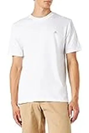 Marc O’ Polo Marc OߴPolo Hombre Camiseta de punto de algodón orgánico con cuello redondo, (White), M