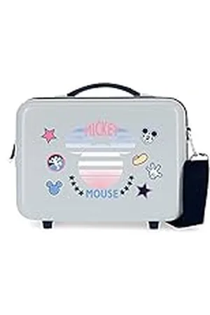Disney Mickey Neceser Adaptable con Bandolera Azul 29x21x15 cms Rígido ABS 9,14L