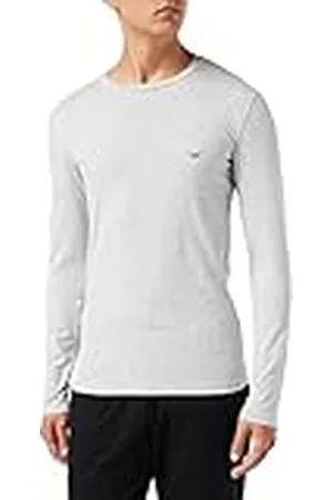 Emporio Armani Camiseta básica de algodón elástico, , XXL para Hombre