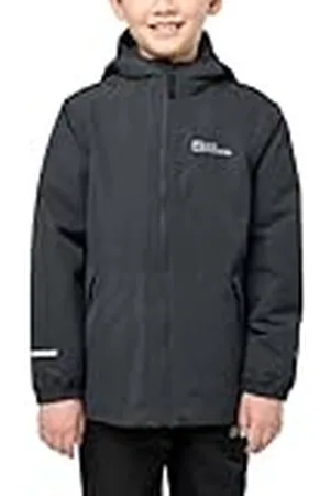 Jack Wolfskin SNOWY DAYS JACKET K, Chaqueta niños unisex, phantom