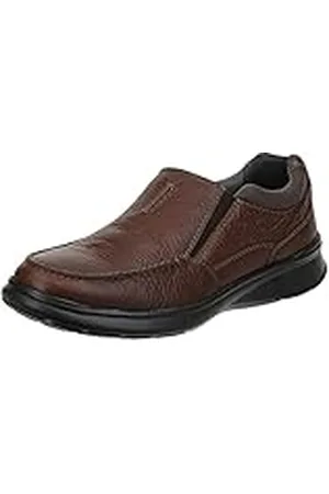 Clarks Hombre Cotrell Free Mocasines, Marrón (Tobacco Leather), 42 EU