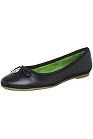 QS by s.Oliver Casual, Bailarinas Mujer, Negro-Schwarz (Black 1), 41