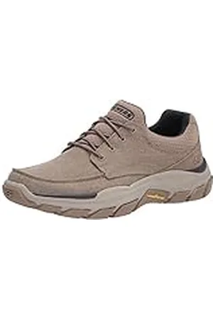 Skechers Respetado-Loleto, Moc Toe Bungee Lace Slip On Hombre, marrón, 45.5 EU X-Ancho